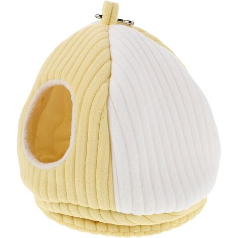Nid Douillet pour Perruche Suspendu Cabane de Repos pour Calopsitte Perruche Ondulée et Pinsons Abri Hiver pour Oiseaux (1/5)