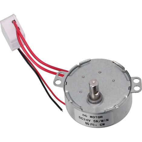 Moteur CC sans balais à micro-réduction synchrone directionnel CW pour équipement électrique 5 tr/min 24 V 50 TYC (1/5)