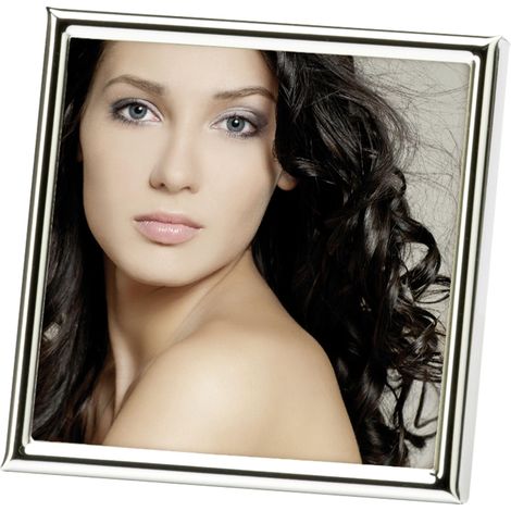 Walther Design Chloe Portrait marco de fotos plateado elegante