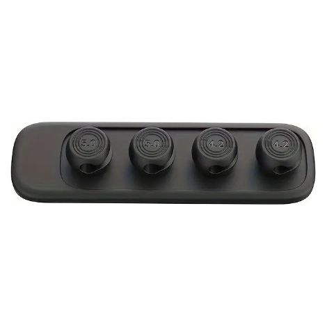 Support de cables aimante en silicone multi fentes pour ordinateur bureau et voiture range les câbles de charge et data (1/5)