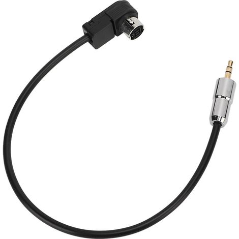 Câble adaptateur d'entrée auxiliaire pour autoradio CD Alpine DVA-7996R/DVA-9860R (30 cm / 11,81 pouces) (1/5)