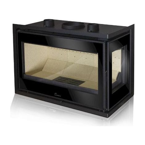 BRICOSOL ESTUFA DE LEÑA INSERTABLE LACUNZA MODELO ADOUR 700 CLD (Derecha ) (1/4)