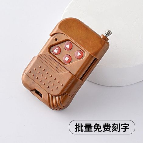 Mando a distancia para puerta de garaje y persiana enrollable, réplica de caoba súper resistente de 430 y 433 MHz.
