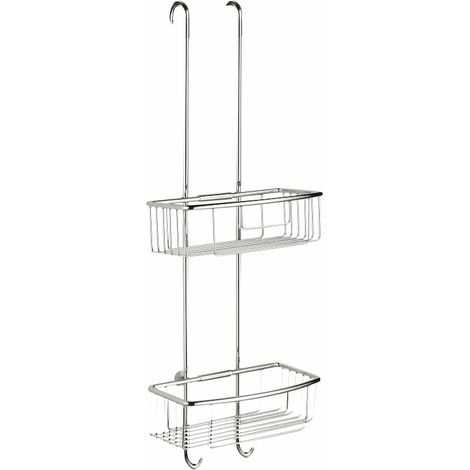 COLOMBO DESIGN Porta oggetti appendibile doccia cromato codice prod: B96350CR (1/2)