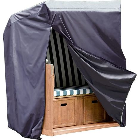 Telo protettivo per sedie da giardino, tessuto Oxford 600D, copertura per mobili da giardino, 170x135x105 cm, impermeabile, resistente agli strappi, resistente ai raggi UV, telo per esterni, resistent