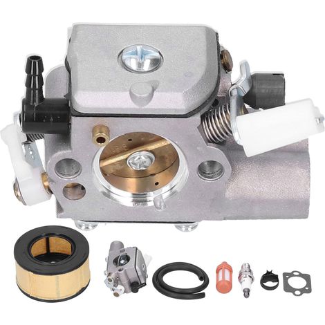 Kit candela carburatore Ej.Life, filtro aria, filtro carburante, tubo carburante, adatto per Stihl MS251 MS251C (1/5)
