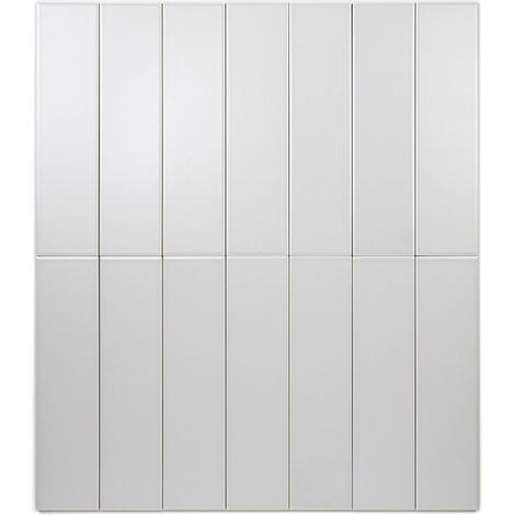Carrelage Mur Ceramic Connection Grey Mate 7,5x30 cm