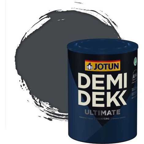 Peinture - DEMI DEKK ULTIMATE - Satinée - Gris Graphite - 0,75L (1/2)