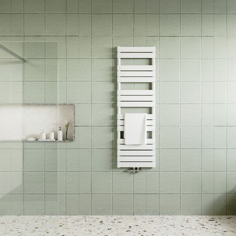 AICA Sanitär Design Heizkorper Badheizkörper Paneelheizkörper Weß Vertikal 1600x500mm 969W (1/5)