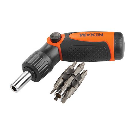 GIRAVITE A CRICCHETTO 14 IN 1 206314 WOKIN - TA 5/6/7 PH 1/2/3 T 10/15/20 HEX 4/5/6- 2 pezzi