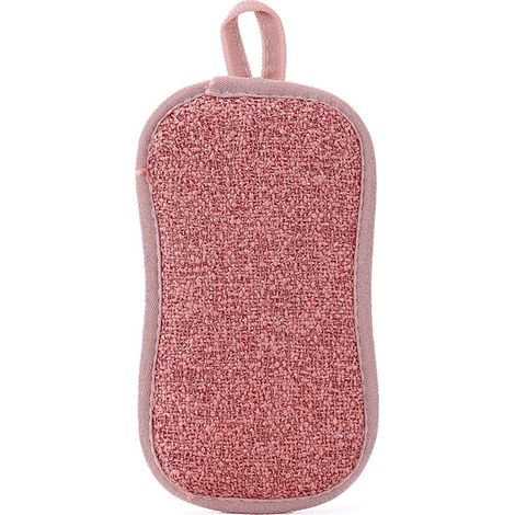 Srvillg Éponges de vaisselle en microfibre réutilisables et lavables – Éponge à récurer de cuisine double face avec
