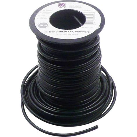 CAVO PER CABLAGGI LIY 1 X 1.50 MM² NERO TRU COMPONENTS 1566842 10 M (1/2)