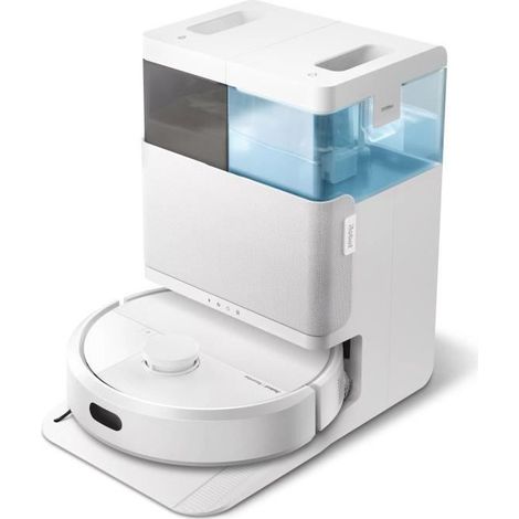 Aspirateur robot laveur - IROBOT Roomba Plus 405 Combo - 1h45 - 7000 Pa - 295 ml - Blanc (1/5)