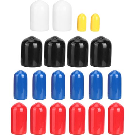 20 bouchons de tubes à vide en PVC de tailles incluant 1/8 pouce, 3/16 pouce, 1/4 pouce, 3/8 pouce et 5/16 pouce, pour les modèles Chevrolet. (1/5)