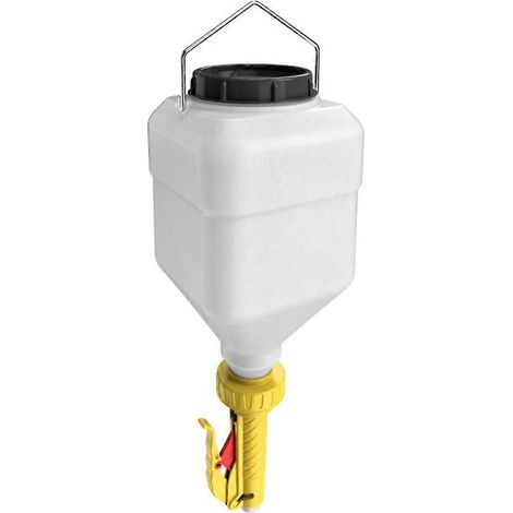 Distributeur de sauce suspendu de grande capacité (5,5 L) pour moutarde, salade, ketchup, mayonnaise, etc. (1/5)