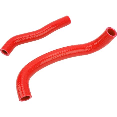 Kit de 2 durites de refroidissement en silicone étanches pour radiateur Arctic Cat DVX-400 (2007-2008), rouge (1/5)