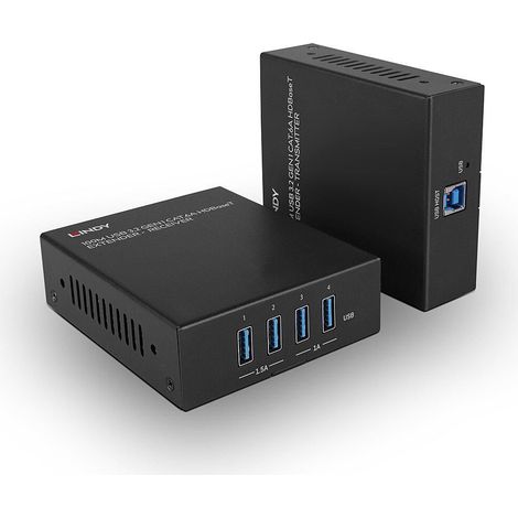 Lindy USB 3.2 Gen 1 Cat.6A HDBaseT Verlängerungskabel 100 m, 43410