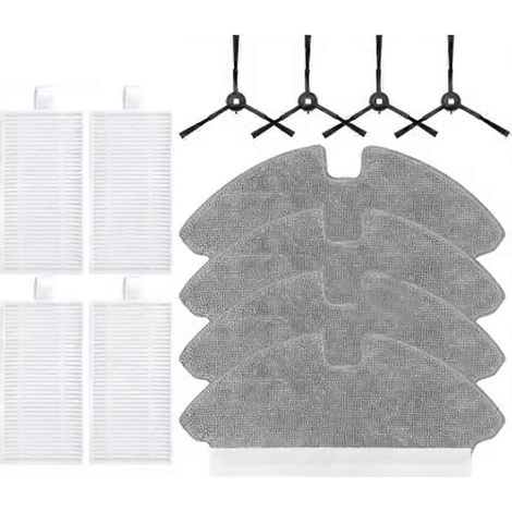 Lot de 12 filtres pour brosse latérale de balai-serpillière Okami R11 (1/5)