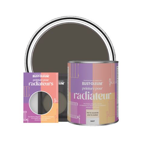 Peinture pour Radiateur, Finition Mate - Brun Terre (1/3)