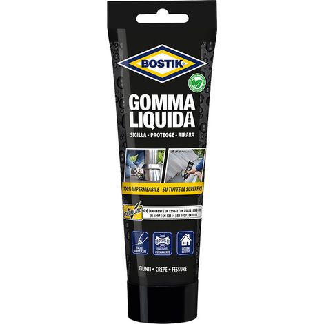Gomma Liquida Impermeabilizzante Tubetto Bostik 6 Pezzi 250 gr