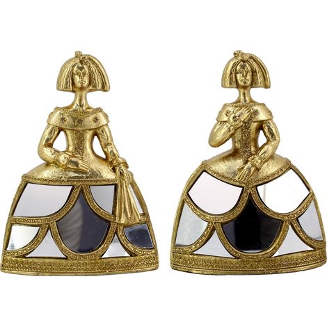 Signes Grimalt Figura Novedad Menina 2U Novedad Dorado 9x17x23cm 39700