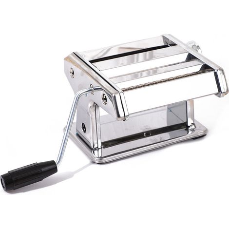 Machine à pâtes manuelle pour la maison – Presse à pâtes manuelle avec 2 accessoires de coupe, compacte et multifonctionnelle (1/4)