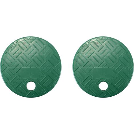Lot de 2 couvercles de boîtier de vanne d'arrosage en plastique durable pour système d'arrosage de jardin, pelouse et aménagement paysager extérieur (1/5)