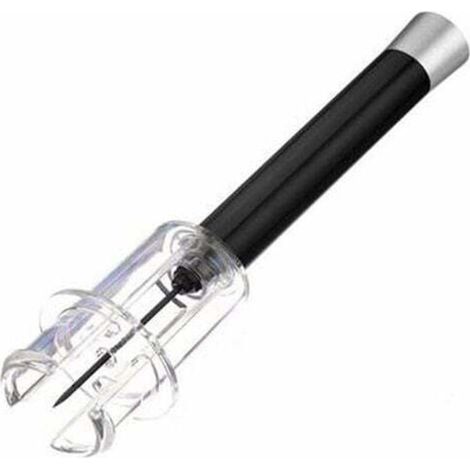 Tire Bouchon, Un Tire-Bouchon à Pression d'air Cork Pops Out Ouvre Bouteille Décapsuleur Ouvre Bouteille Vin Outils, Vin Accessoire (Noir) (1/4)