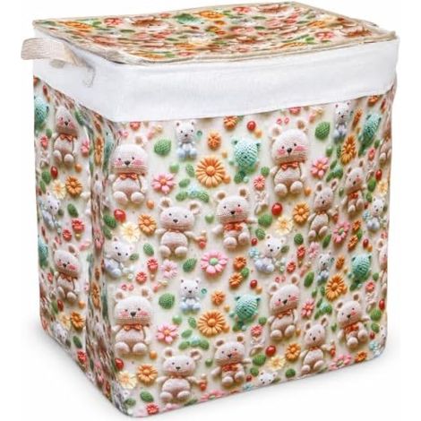 Boîte Rangement en Tissu Pliable, (1/5)