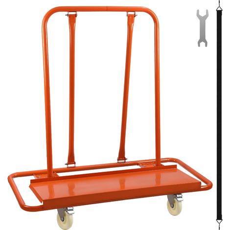 Jiubiaz Carrello a piattaforma Carrello di trasporto Carrello manuale Carrello di trasporto Carrello 1000 kg
