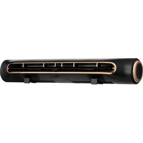 (Noir) Ventilateur de plafond de bureau 2 en 1, ventilateur de plafond portable sans pales, réglage à quatre vitesses, convient à la maison et au bureau. (1/5)
