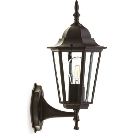 Applique esterna retro nera E27 50W IP54 Kobi LO4101 (1/5)