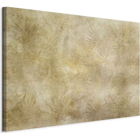 Quadro - Foglie Vintage (1 pezzo) largo (1/5)