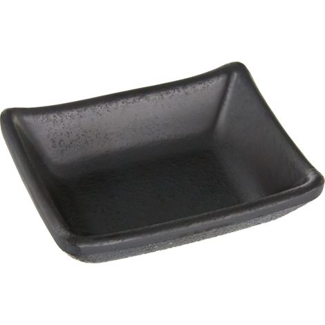 Mini plat de sauce au citron pour mine 9x7x3 cm - Blanc (1/4)