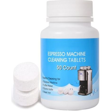 Comprimés de nettoyage pour machines à café automatiques - Kit de détartrage pour cafetière avec broyeur, 12 pastilles (1/5)