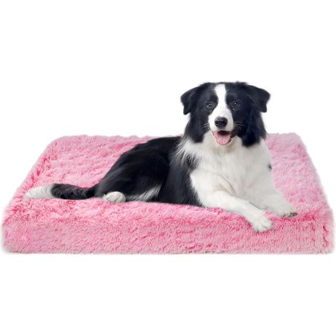 Panier Grand Chien, Base Antidérapante 100 x 60 x 10 cm rose