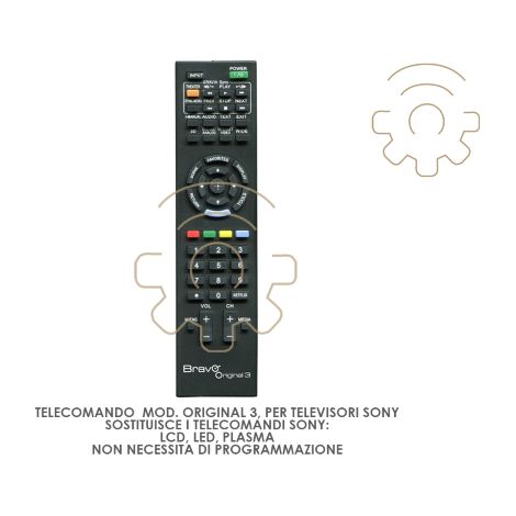 TELECOMANDO TV BRAVO ORIGINAL 3 SONY