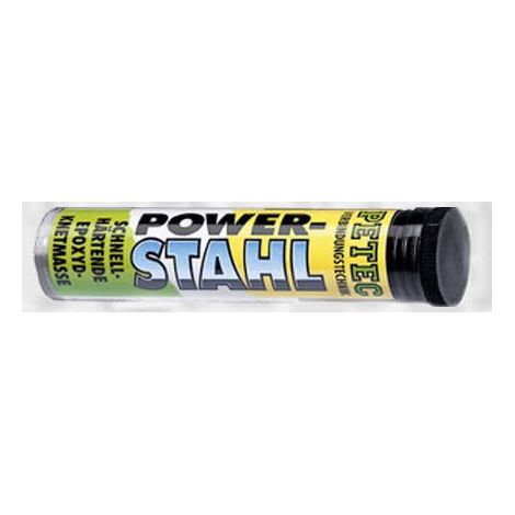 Adhesivo metal líquido Petec Power Stahl 2 componentes rápido secado