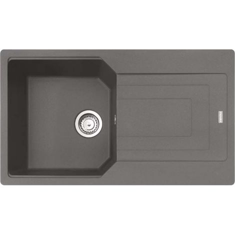 Franke Urban - Fregadero de fragranite UBG 611-86, 86x50 cm, piedra gris 114.0700.115