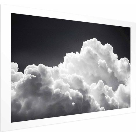 Poster – Entdecke das endlose Spiel von Sonnenlicht, Wolken und Schatten am Himmel. (1/4)