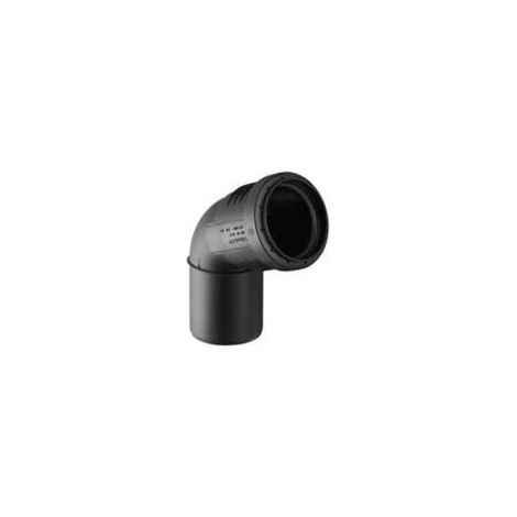 Geberit Silent-PP Coude, DN 125, dø 125 mm, 390.623.14.1