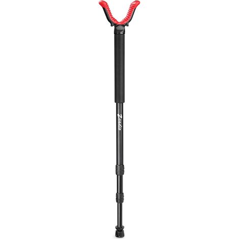 Repose-bâton de Monopode avec poignée en Mousse à Haute densité, Verrouillage Twist-Style Leg et tête de Repos Form e de V Non marquant pour Les activités de Plein air