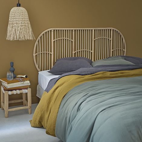 Tête de lit en rotin naturel 160 cm
