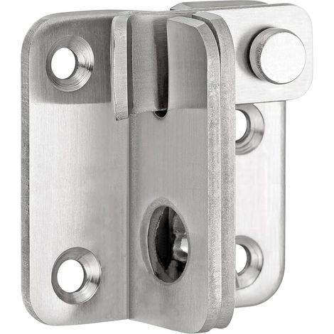 Sliding Door Latch Security Lock for Barn Cabinet Pet Cage Bathroom Garage Window Right Hand Opening