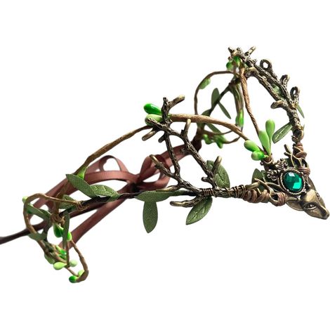 Serre-tête artistique en corne de vigne avec motifs de vigne et de feuilles pour un port confortable et élégant (1/5)