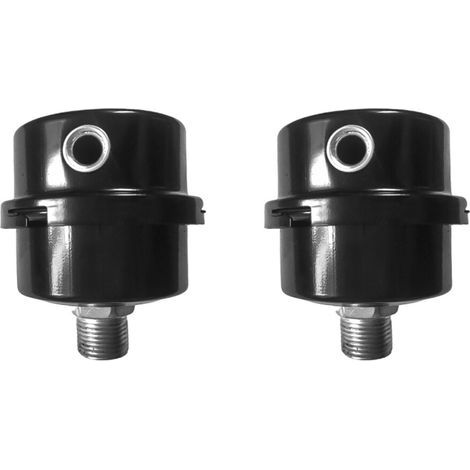 2Pièces Filtre Anti- Noir En Coque Métallique Pour Compresseur (1/2)