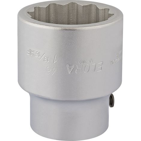 46mm Bi-Hexagon Square Drive Socket for 1-Inch Drive, Metric, Elora Brand (Model 67476) (1/5)