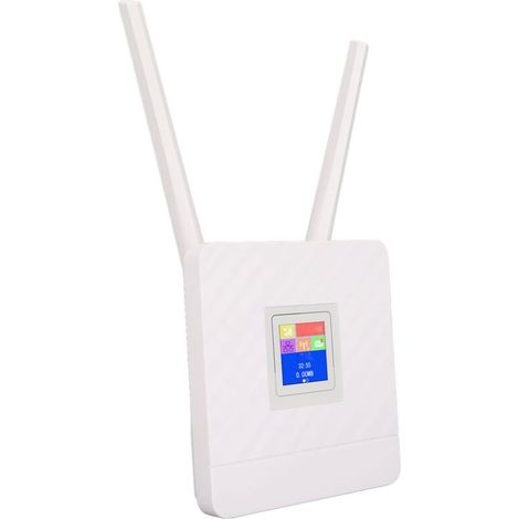 Routeur 4G LTE WiFi avec Antenne Puissante, Triple Interface Réseau, Installation Facile et Prise Carte SIM pour Caméras Surveillance (1/5)