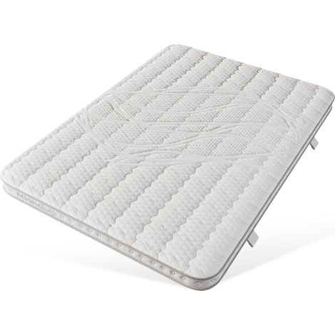 7-Zonen Taschenfederkernmatratze 140x200x10 cm H3 - Hybrid-Matratze mit Kaltschaum - Orthopädische Matratze für Schlafsofa & Gästebett (1/5)