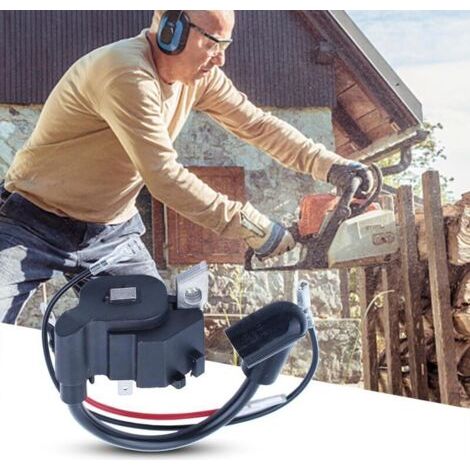 NALOOKAMIC Bobine d'allumage pour Stihl MS170 MS180 017 018 MS170C MS180C avec filtre à air Bougie d'allumage Pièces de rechange 1130400 1302 (1/3)